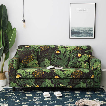 Stretch Elastic Floral Printed Sofa Covers For Living Room