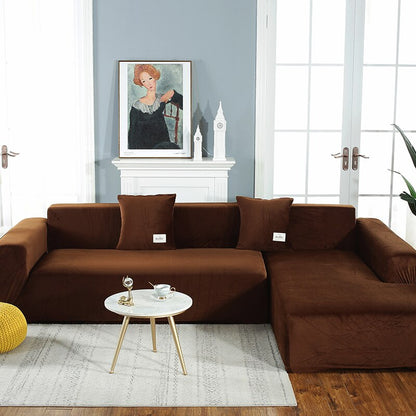 Velvet Elastic Sofa Covers For Living Room