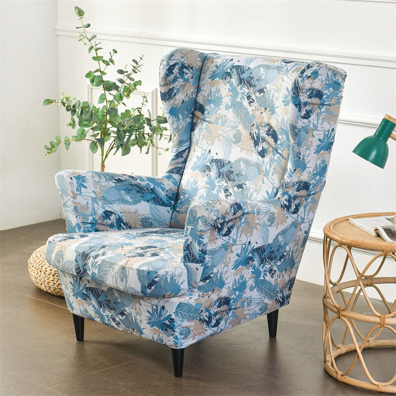 Printed Armchair Elastic Slipcover