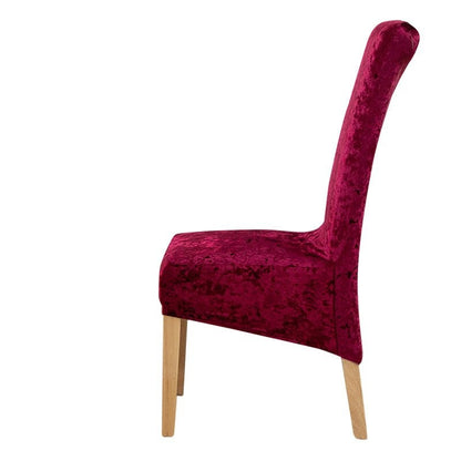 Velvet Shiny Fabric Elastic Chair Covers