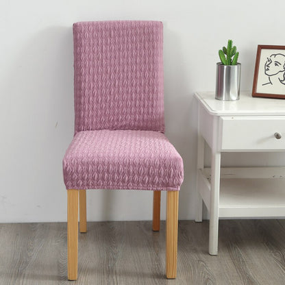 Solid Jacquard Chair Cover