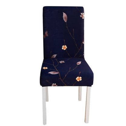 Floral Polyester Slipcover For Chair