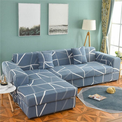 Geometry Elastic Stretch Sofa Covers