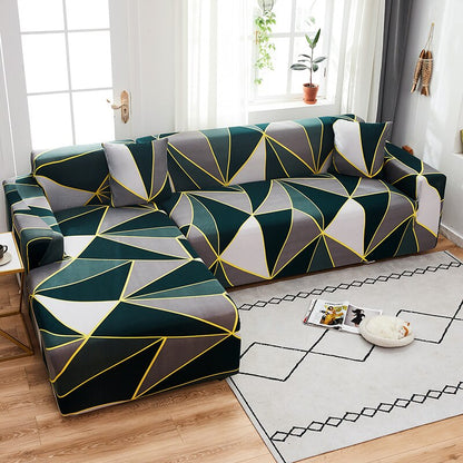 Elastic Plaid Sofa Covers for Living Room