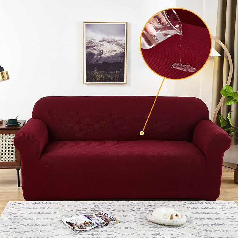 Solid Color Furniture Protector Cover For Living Room