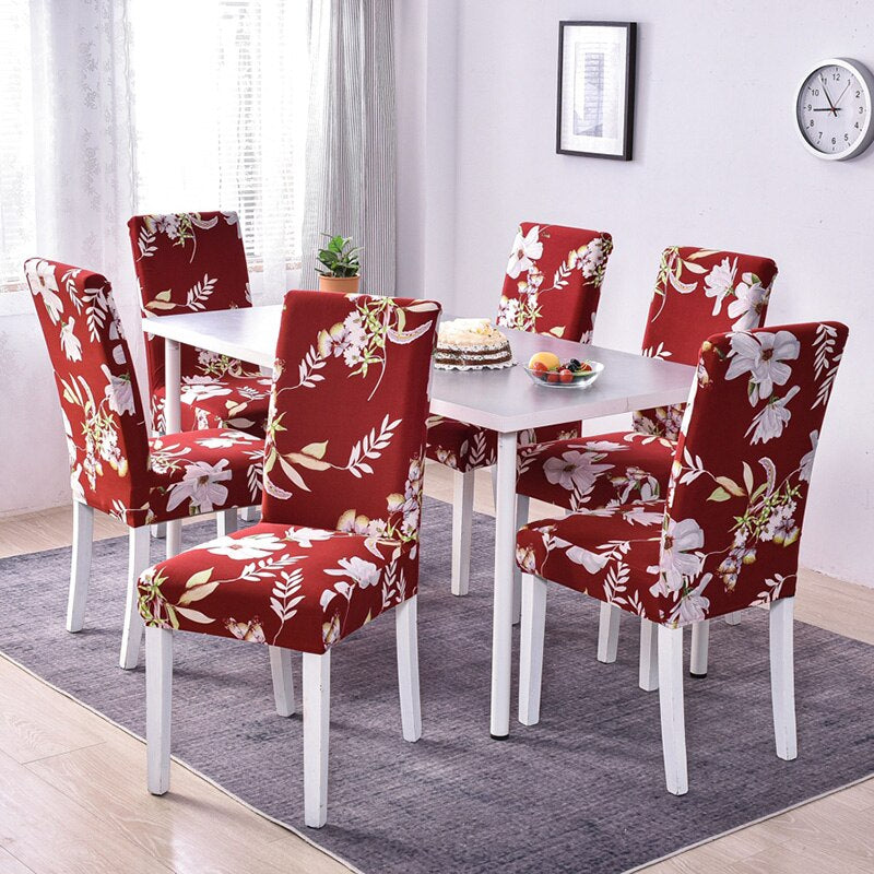 Abstract Prints Dining Chair Covers