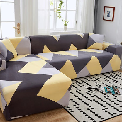 Geometry Elastic Stretch Sofa Covers