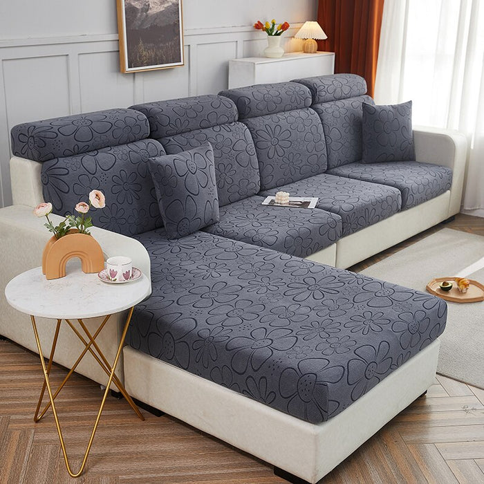 Elastic Sofa Seat Solid Color Covers
