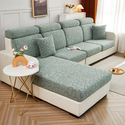 Elastic Sofa Seat Solid Color Covers