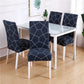 Printed Dining Elastic Chair Cover