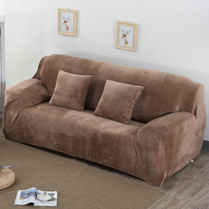 Plush Soft Sofa Covers For Living Room