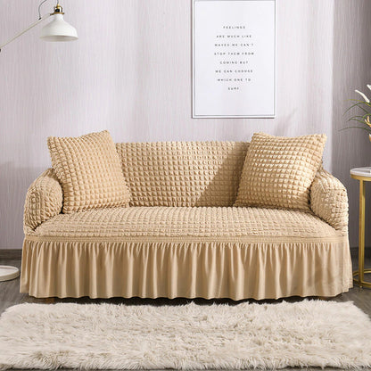 Striped Printed Stretch Sofa Cover For Living Room