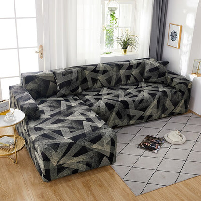 Geometry Elastic Stretch Sofa Covers