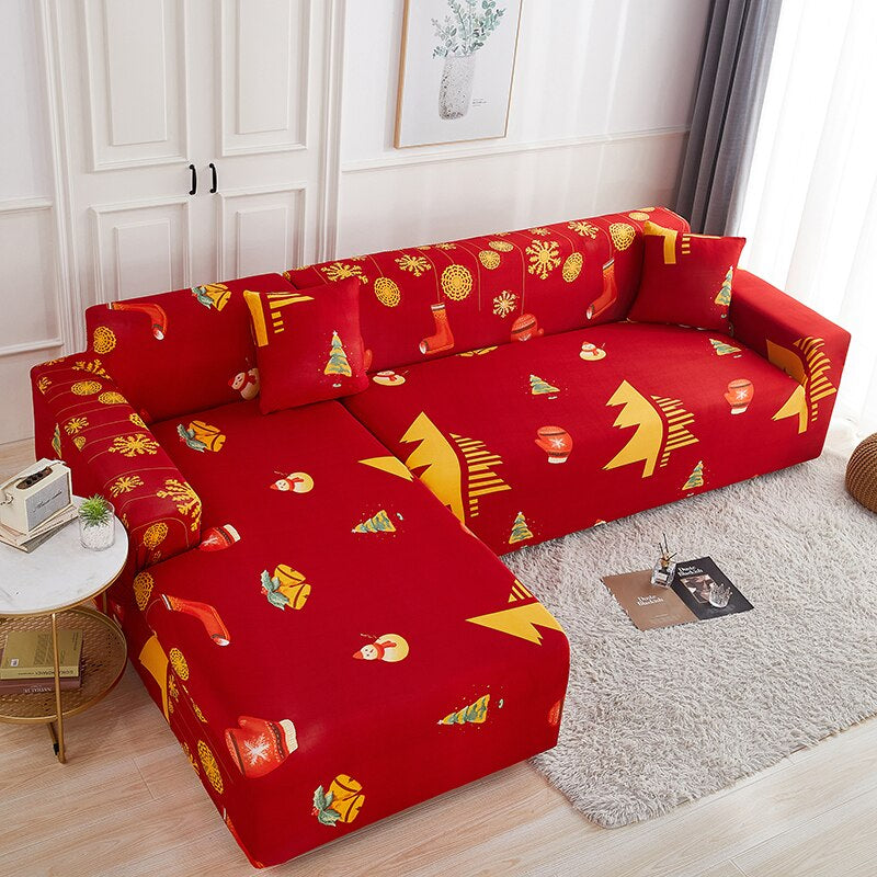 Christmas & Halloween Sofa Covers For Living Room