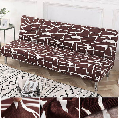 Stretch Folding Sofa Bed Cover Without Armrest