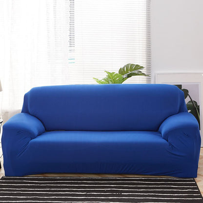 Elastic Plain Solid Sofa Cover