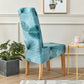 Stretch Floral Dining Chair Covers For Dining Room
