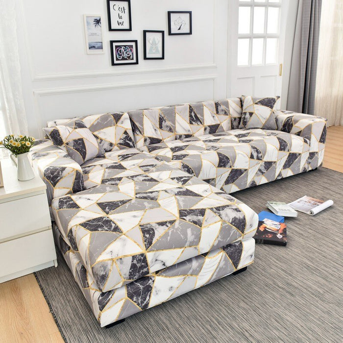 Polyester Printed Sofa Covers For Living Room