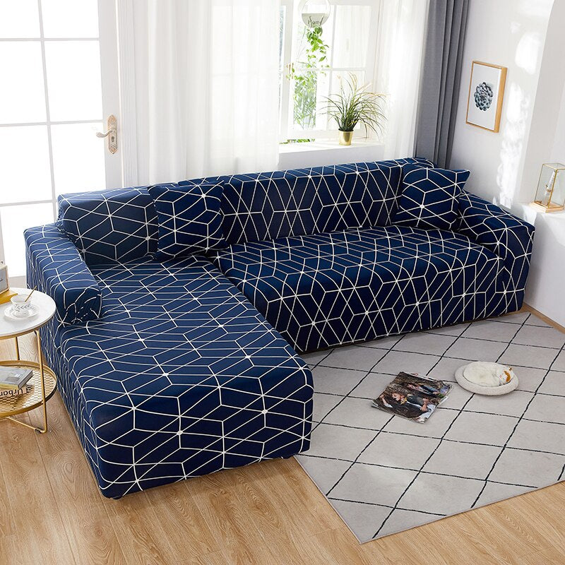 Geometry Elastic Stretch Sofa Covers