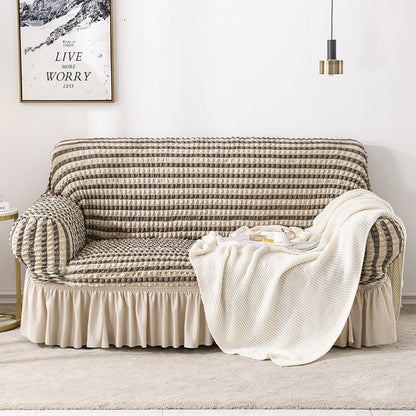 Striped Printed Stretch Sofa Cover