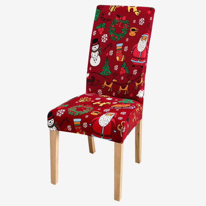 Christmas Party Dining Chair Slipcover