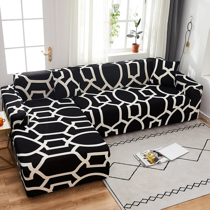 Elastic Plaid Sofa Covers for Living Room