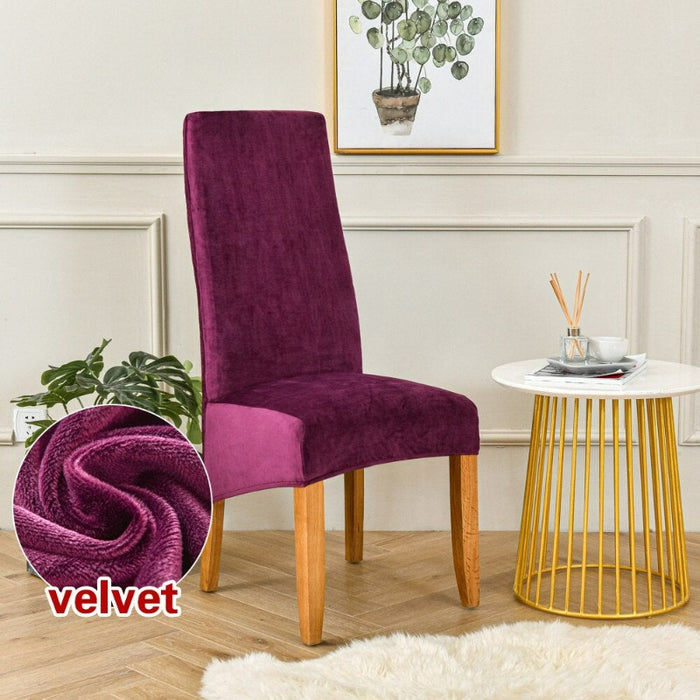Velvet Spandex Chair Covers