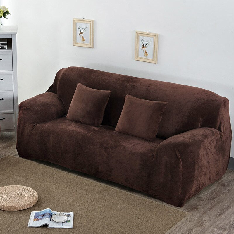 Plush Soft Sofa Covers For Living Room