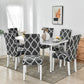 Geometric Dining Chair Slipcover