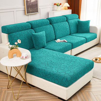 Elastic Sofa Seat Solid Color Covers