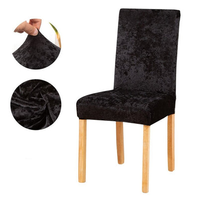 Velvet Shiny Chair Covers