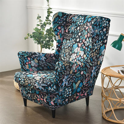 Printed Armchair Elastic Slipcover