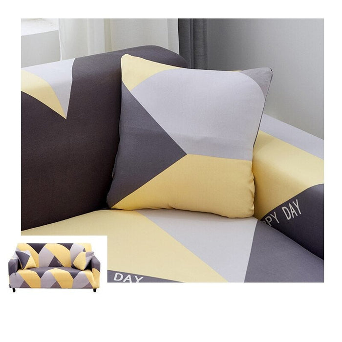 Geometric Stretch Sofa Covers for Living Room
