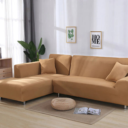 Plain Color Elastic Sofa Cover