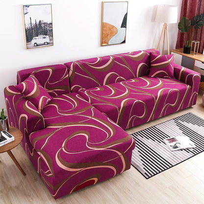 Geometry Elastic Stretch Sofa Covers