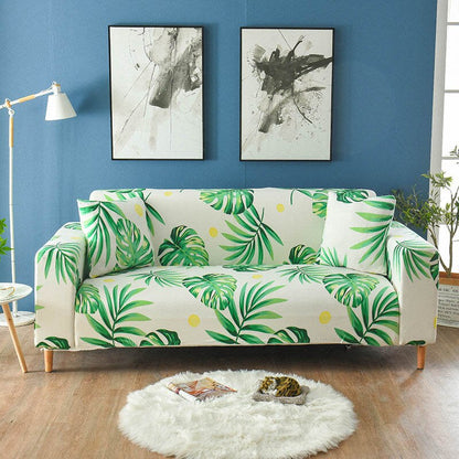 Stretch Elastic Floral Printed Sofa Covers For Living Room