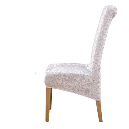 Velvet Shiny Fabric Elastic Chair Covers