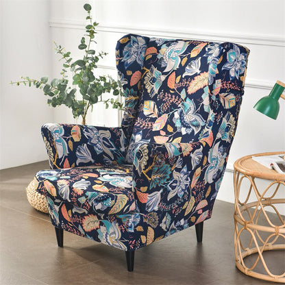 Printed Armchair Elastic Slipcover