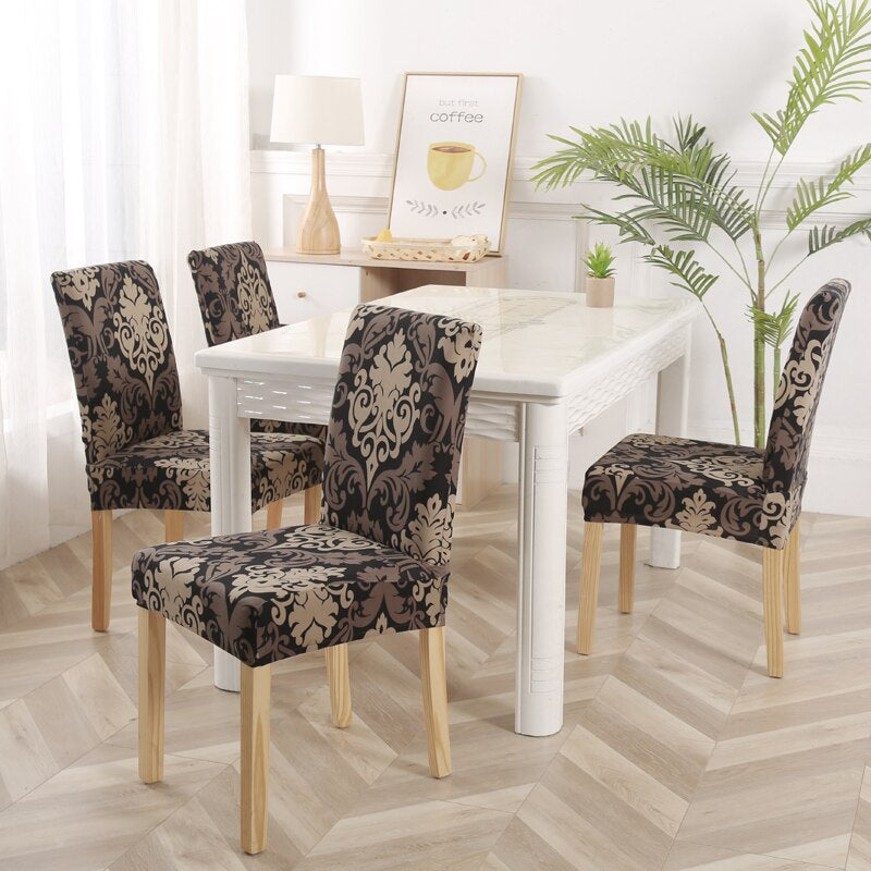 Elastic Dining Chair Cover Slipcover