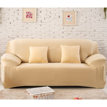 Elastic Plain Solid Sofa Cover