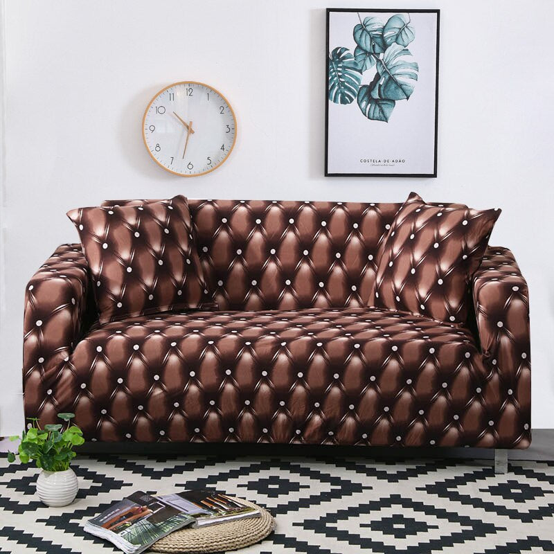 1/2/3/4 Seater Geometric Sofa Cover