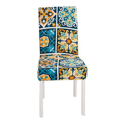 Floral Polyester Slipcover For Chair