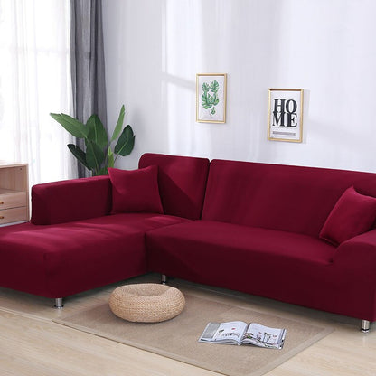 Plain Color Elastic Sofa Cover