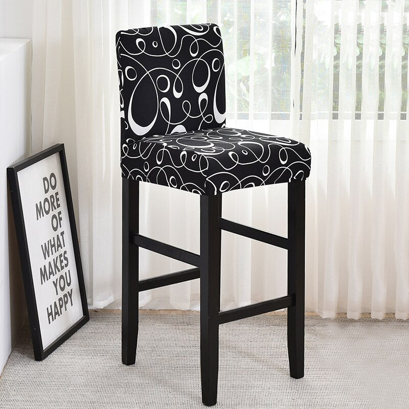 Elastic Chair Cover For Bar Stool