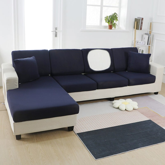 Living Room Sofa Protector Soft Cover With Elastic Bottom