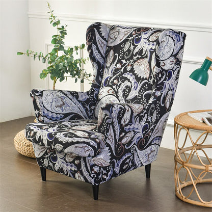 Printed Armchair Elastic Slipcover