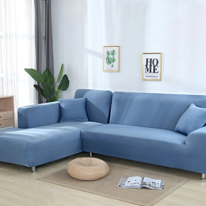 Plain Color Elastic Sofa Cover