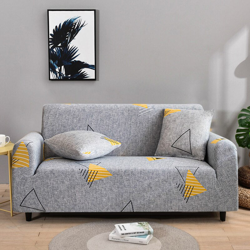 Geometric Sofa Covers For Living Room