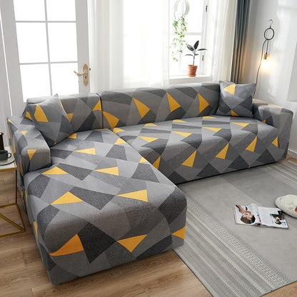 Geometry Elastic Stretch Sofa Covers