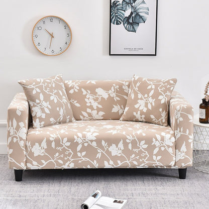 Stretch Elastic Floral Printed Sofa Covers For Living Room